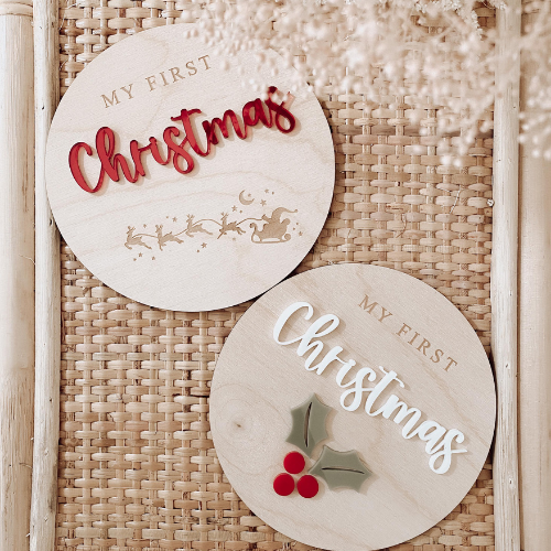 My First Christmas Plaque 2021