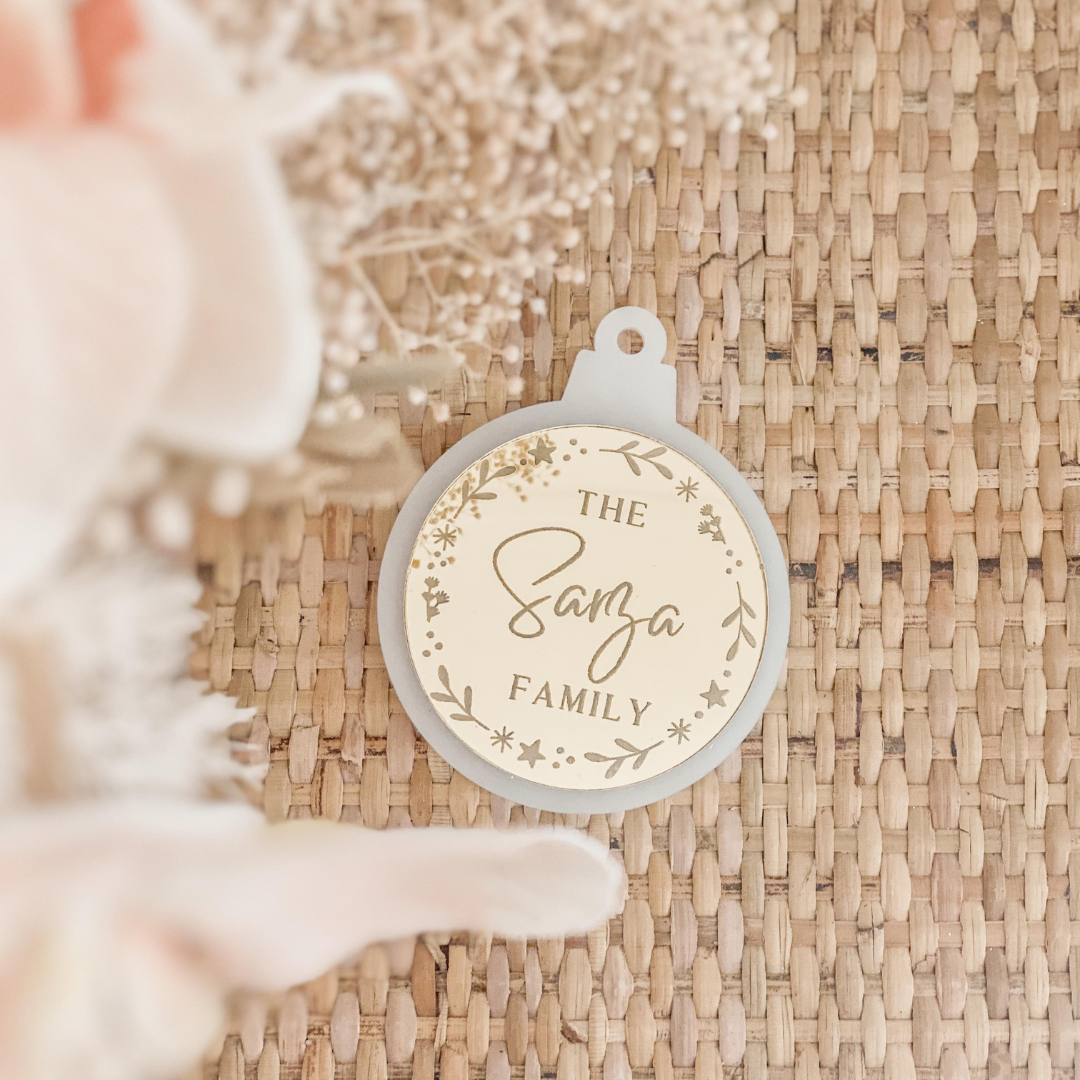 Round Family Ornament 2022