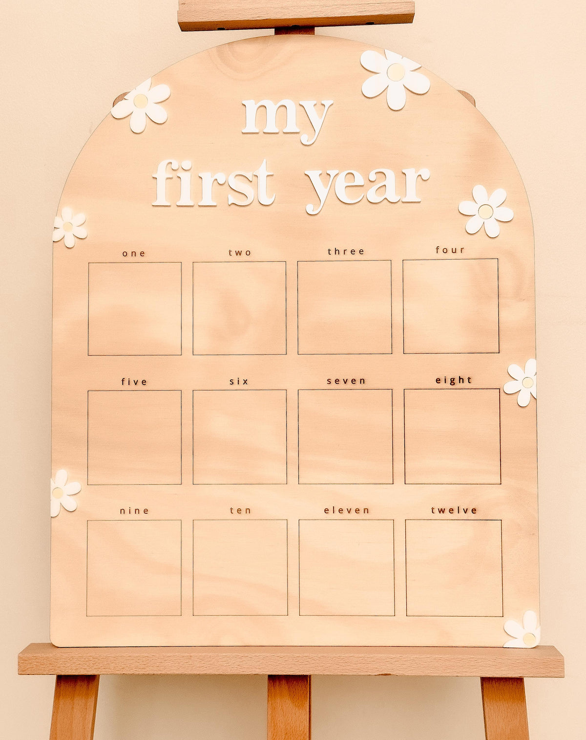 Arch 'My First Year' Photo Board - Daisy