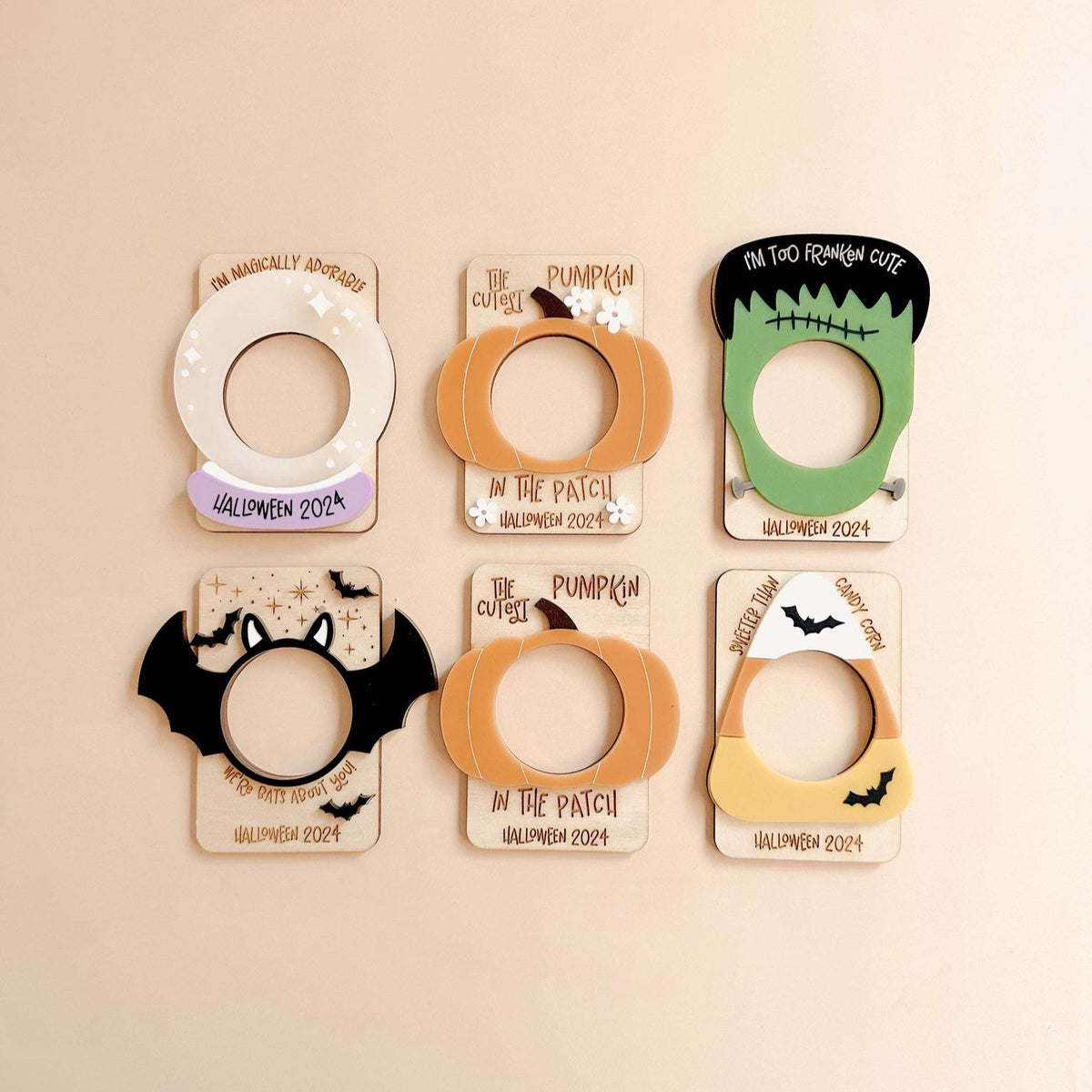 Halloween Fridge Photo Magnets