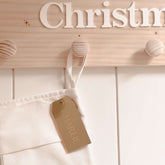 Mirrored Acrylic Luggage Style Stocking Tag