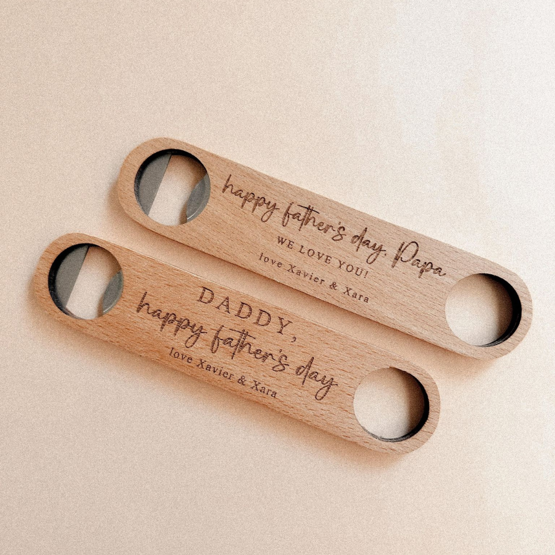 Wooden Bottle Opener - Father's Day
