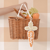 Acrylic Carrot Basket Tag