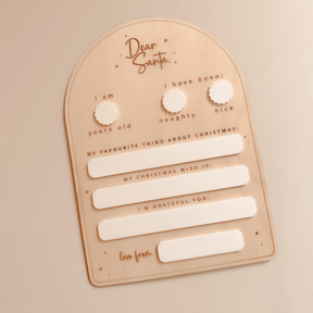 Dear Santa Plaque