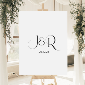3D Acrylic Initial Welcome Sign