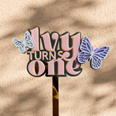 Butterfly Themed Cake Topper