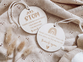Do Not Touch Pram Tag