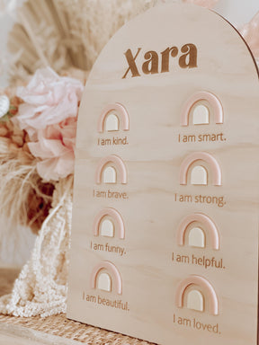 Arch Affirmation Plaque - Rainbow