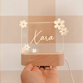 LED Wooden Night Light - Daisy