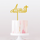 Baptism Cake Topper