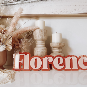 Acrylic Double Layered Name Plaque