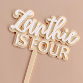 Name & Age Cake Topper