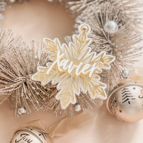 Triple Layer Snowflake Ornament 2021