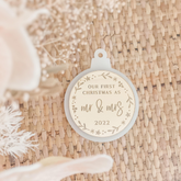 First Christmas Married Ornament 2022