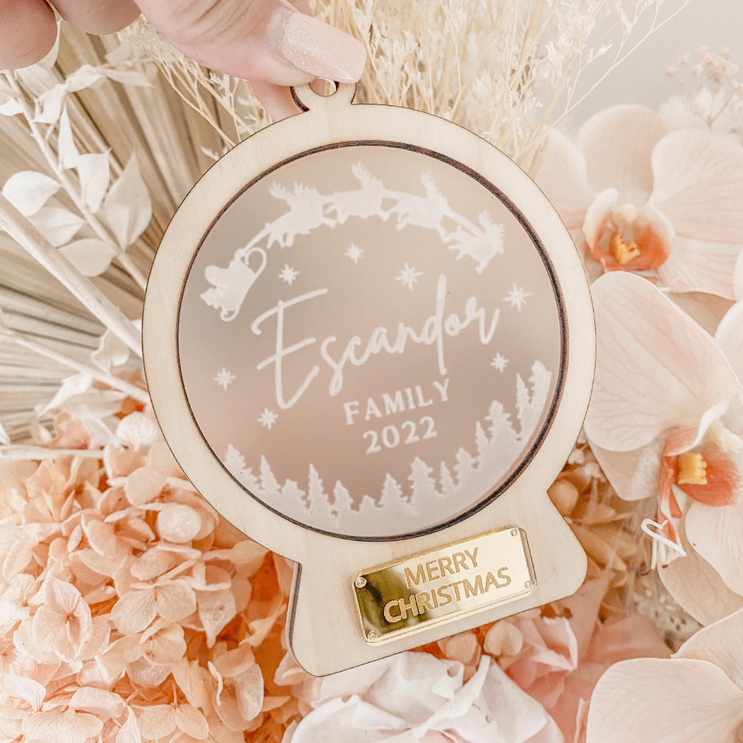 Snow Globe Ornament
