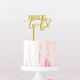 Bride To Be Cake Topper - Heart