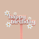 Happy Birthday Topper - Daisy